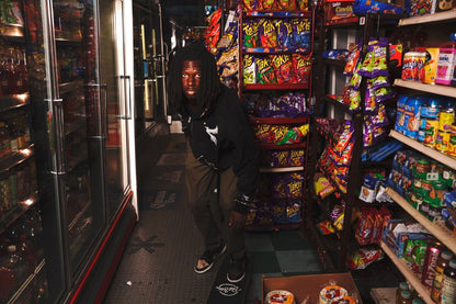 PerloClub  Mosaic Hoodie Burst Black