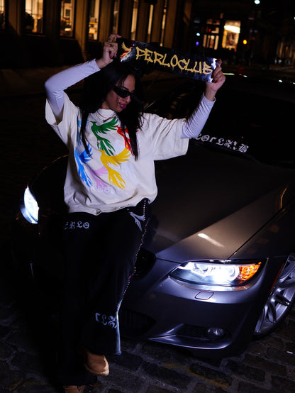 RAB-007 TEE  Washed White Washed