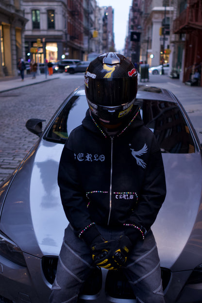 PERLO CLUB Apex-N5492 NightRunner Racing Helmet